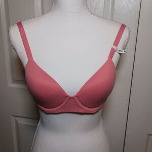 SMOOTHEZ‎ by Aerie Full Coverage, Lightly Lined Bra in Pink, Size 34A